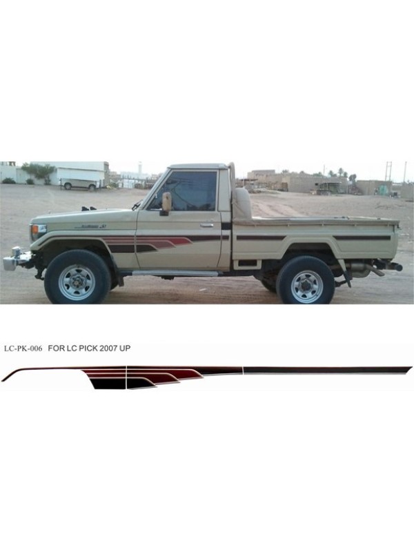 خط تويوتا لاندكروزر شاص اصلي موديل 2006 اسود