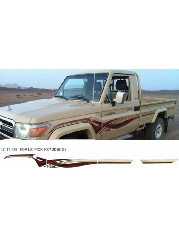 خط تويوتا لاندكروزر شاص اصلي غامق 2007